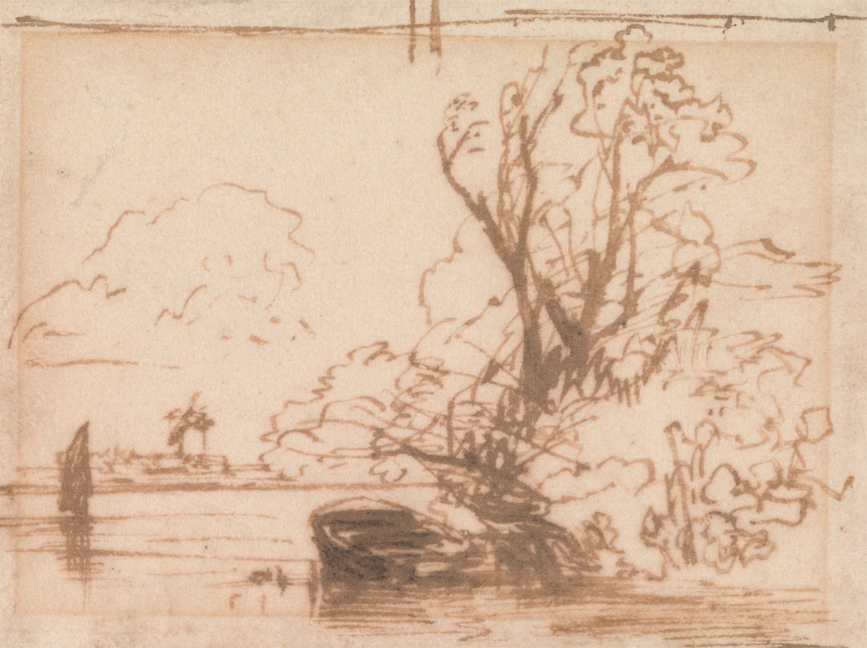 Un bateau amarré au bord d