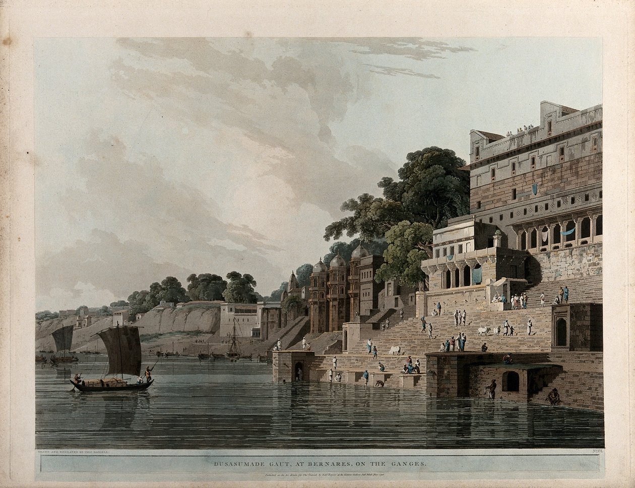 Dusasumade Gaut, à Bénarès - Thomas Daniell