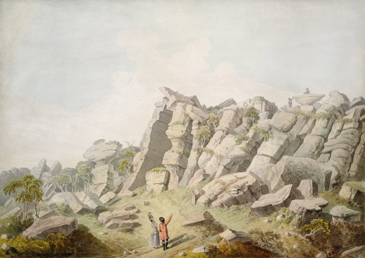 Figures à Brimham Crags - Thomas Daniell