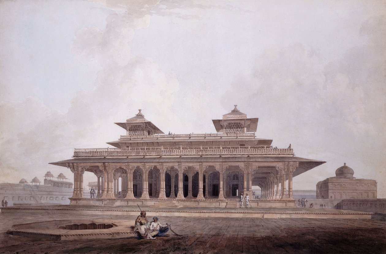 Partie du palais dans le fort d
