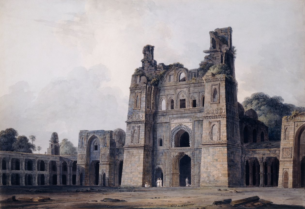 La mosquée Atala, Jaunpur, Uttar Pradesh - Thomas Daniell