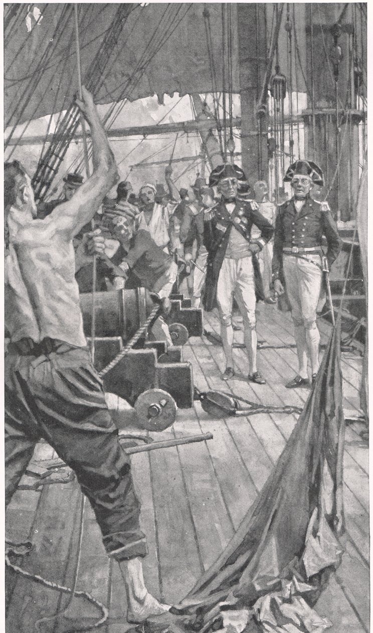 Hisser le célèbre signal, illustration de 