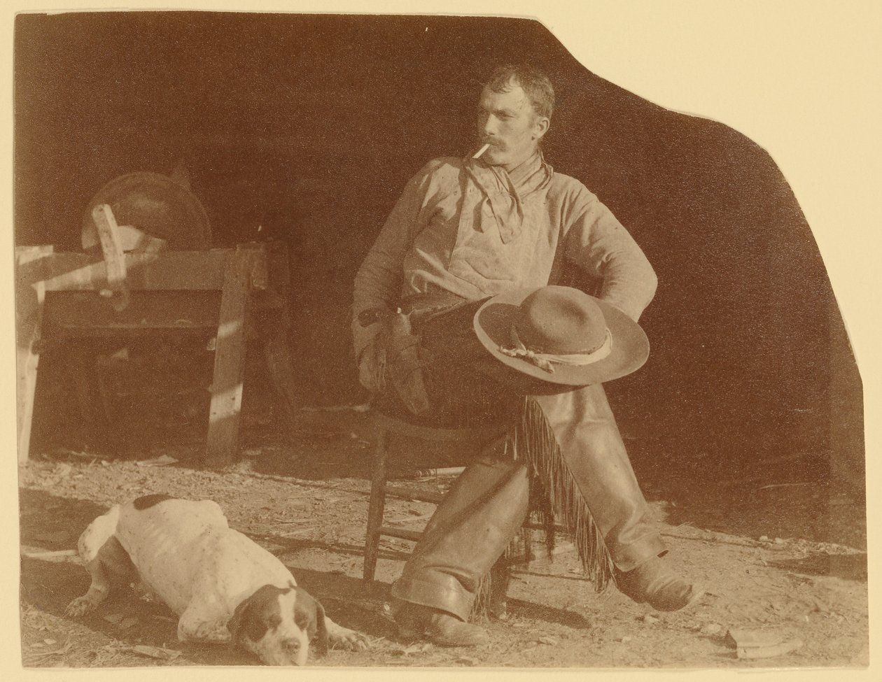[Cowboy au ranch B-T, Territoire du Missouri] - Thomas Eakins