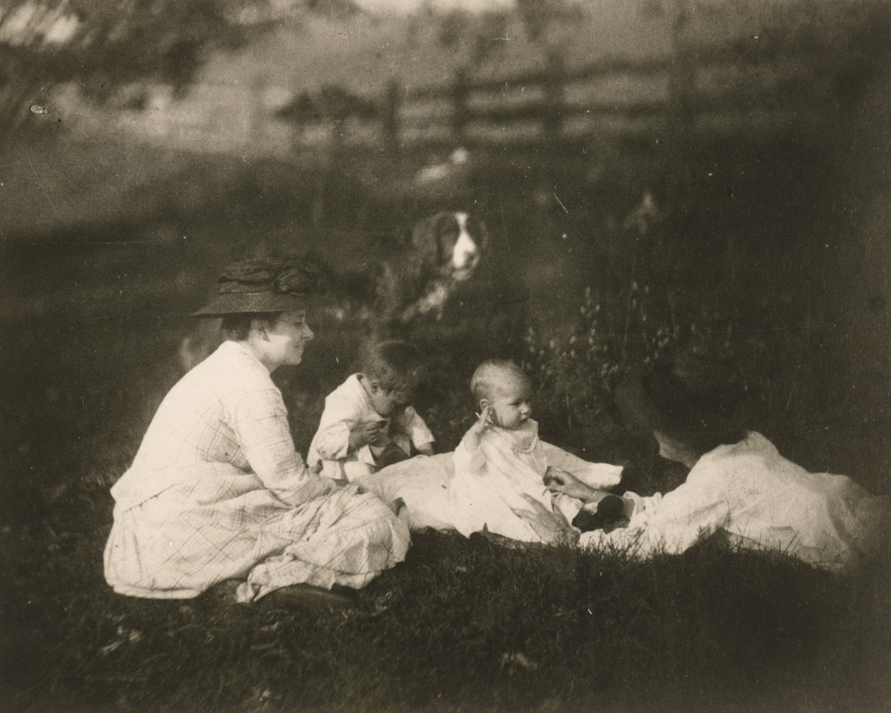 [Frances, Artie et Tom Crowell et Susan Macdowell à Avondale, PA.] - Thomas Eakins