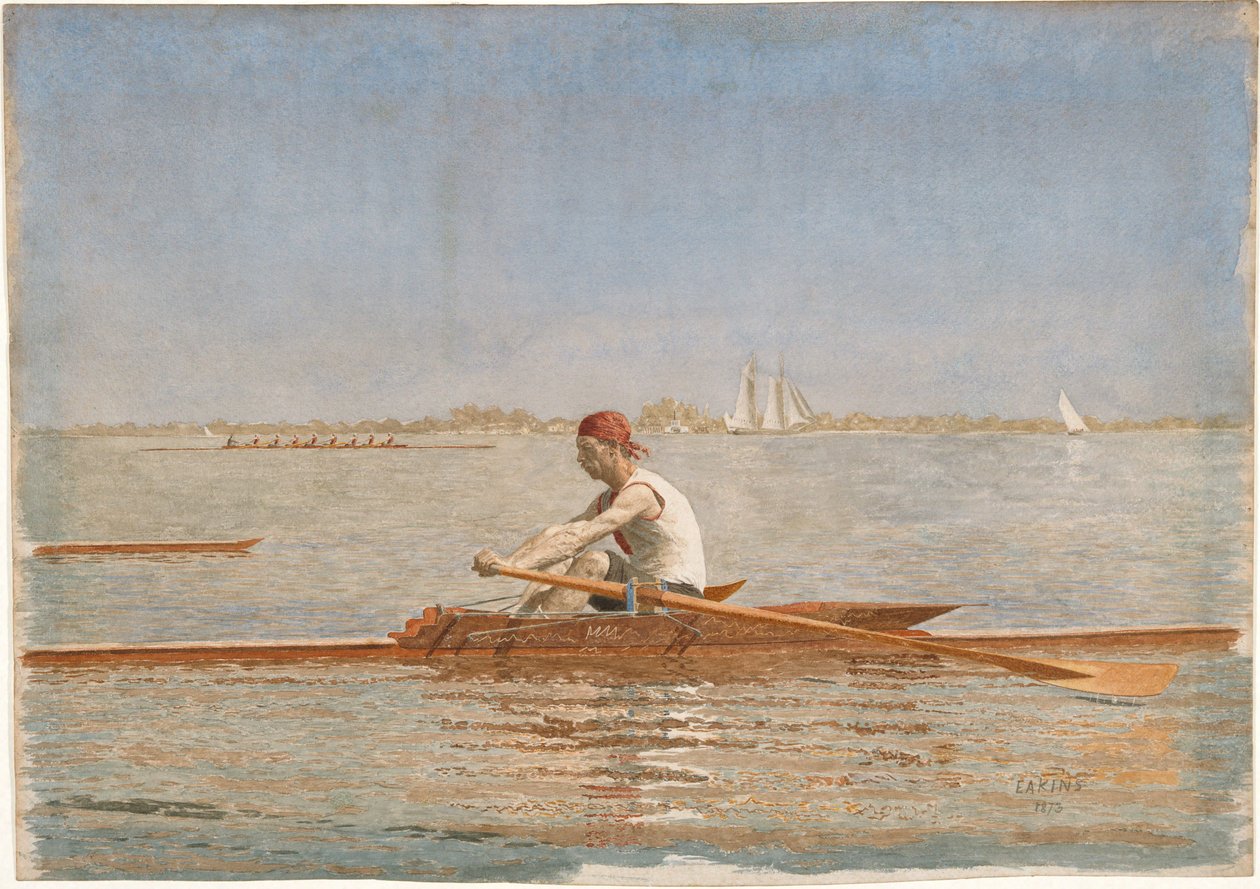 John Biglin en skiff - Thomas Eakins