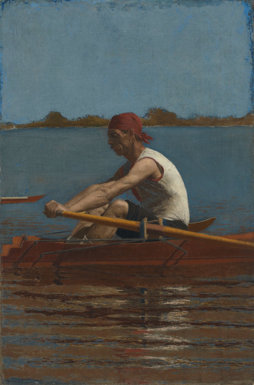 John Biglin en skiff - Thomas Eakins