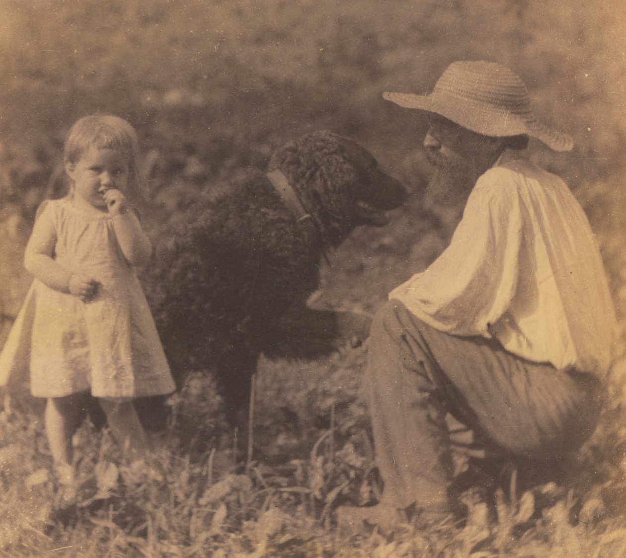 [Katie Crowell, William J. Crowell et « Piero ? »] - Thomas Eakins