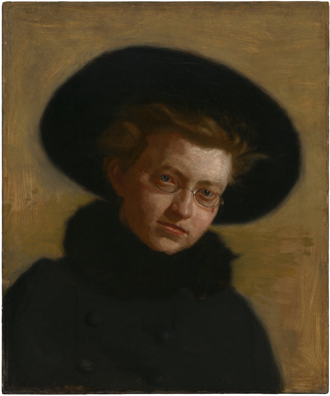 Portrait de Lillian Hammit (Jeune fille au grand chapeau) - Thomas Eakins