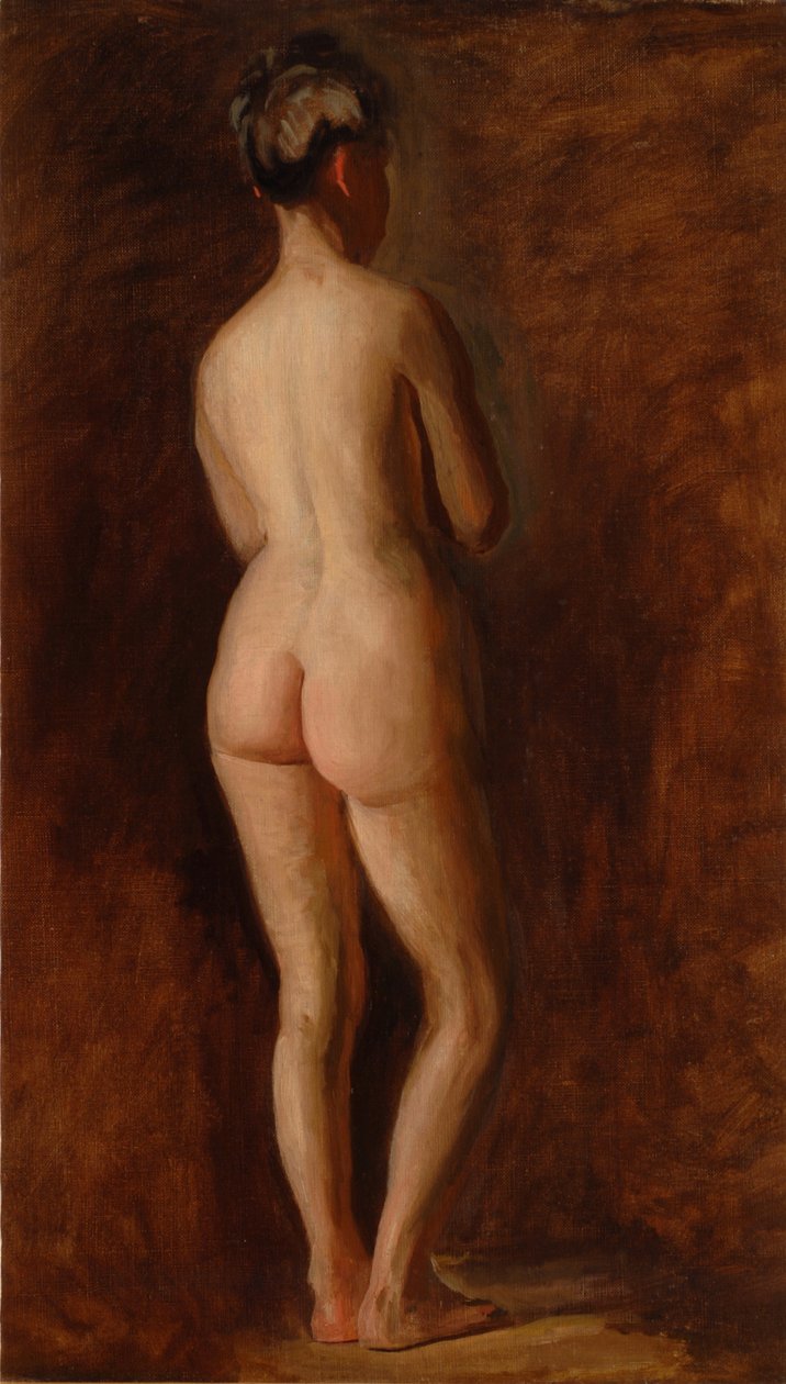 Nu féminin debout (vue de dos) - Thomas Eakins
