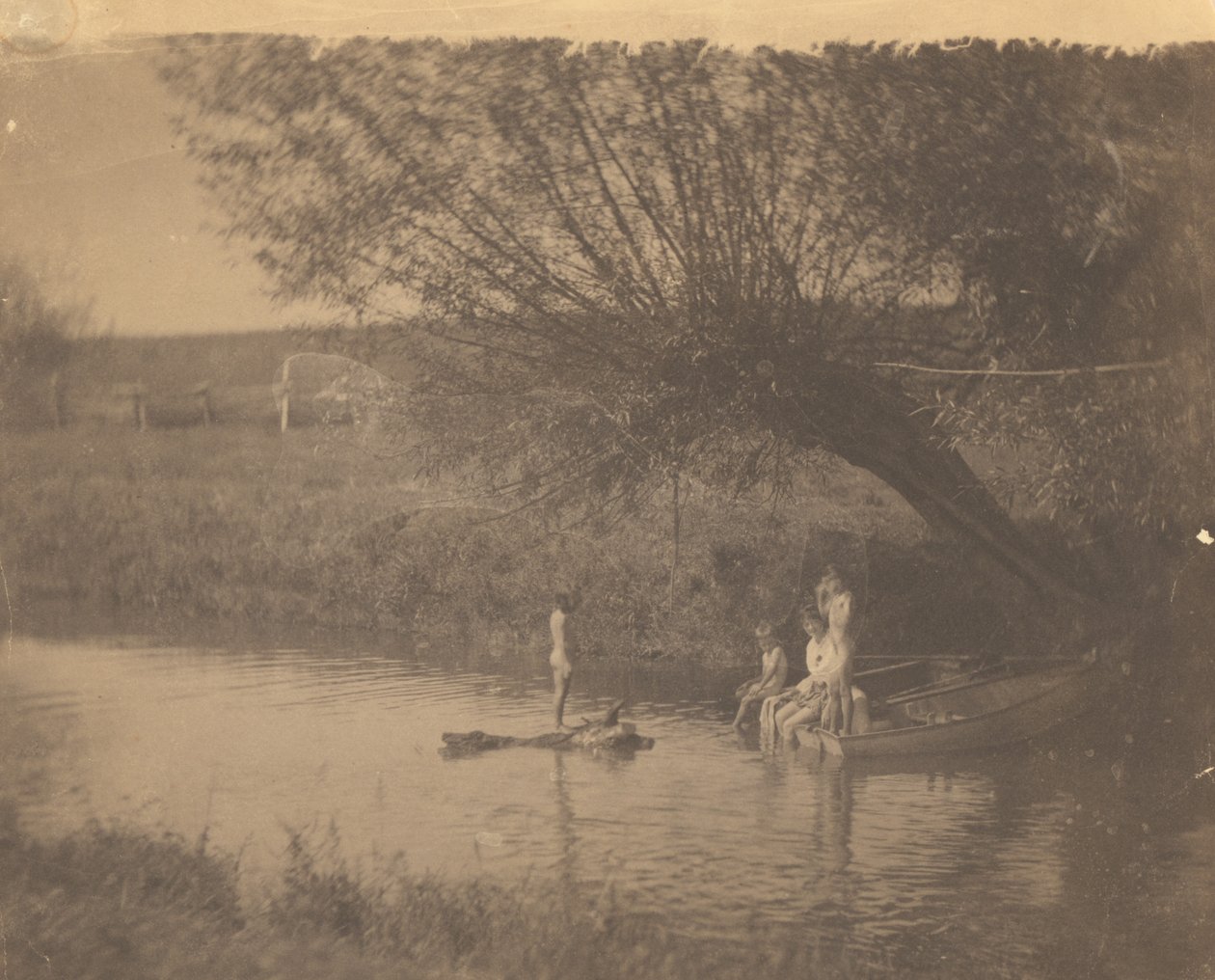 [Susan Macdowell et les enfants Crowell à Avondale, Pennsylvanie] - Thomas Eakins