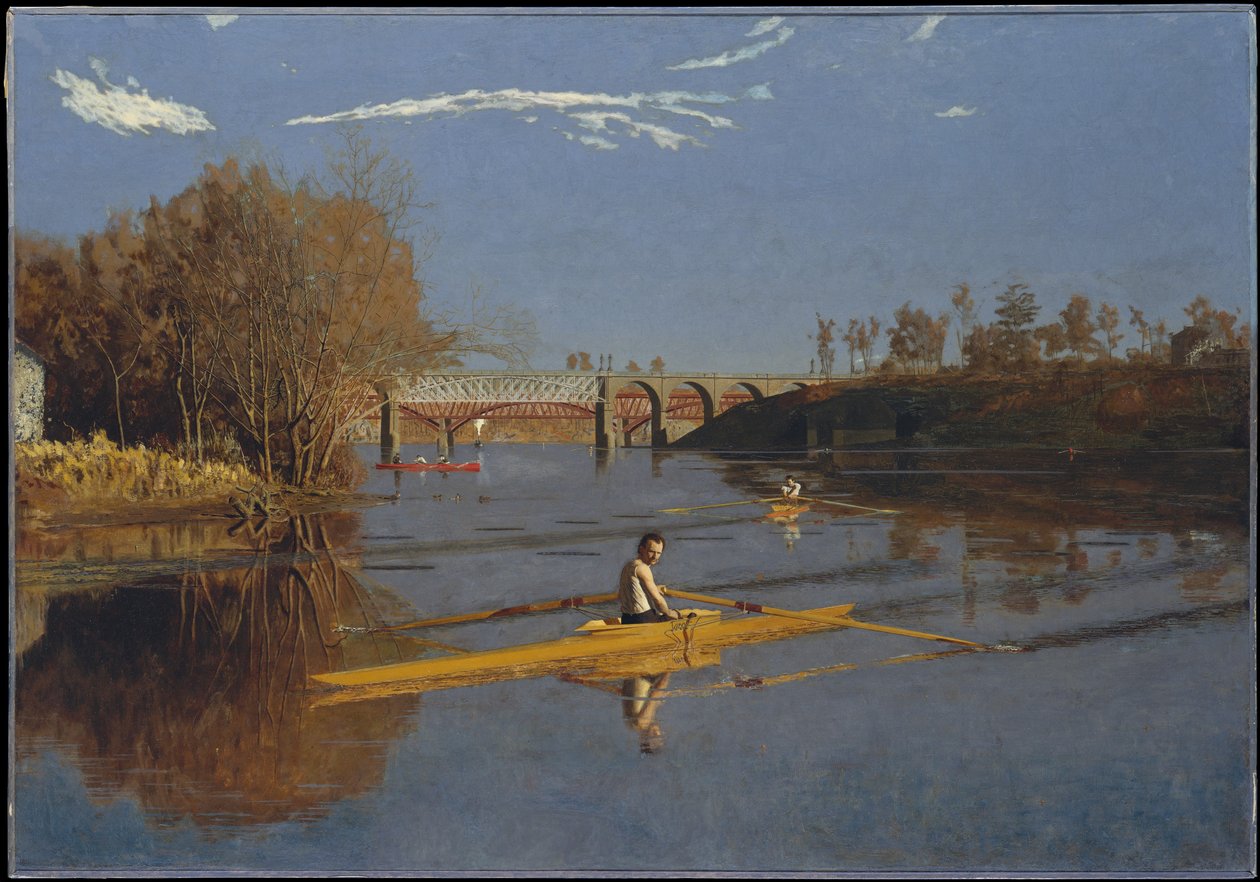 Les skiffs de champion (Max Schmitt en skiff) - Thomas Eakins