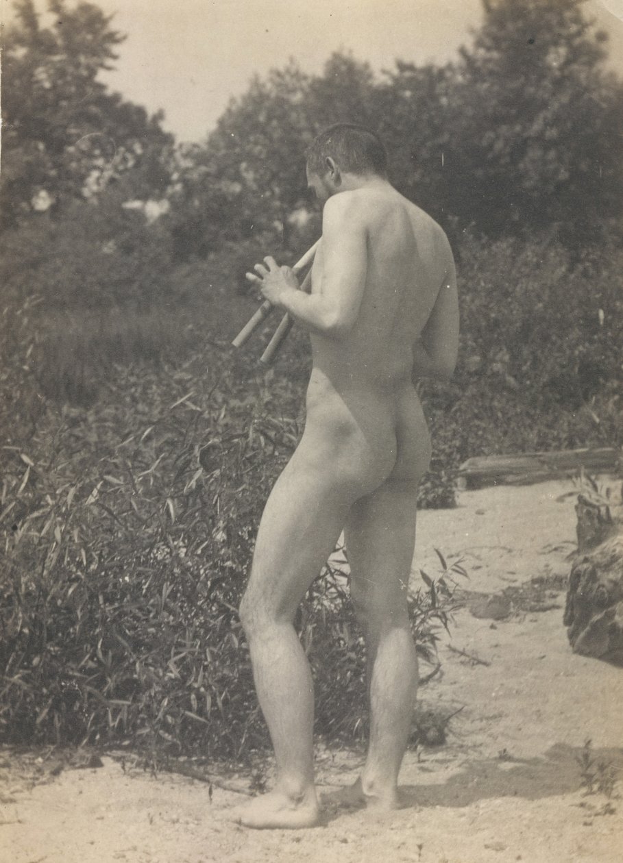 Thomas Eakins, nu, jouant de la flûte, vers 1883 - Thomas Eakins