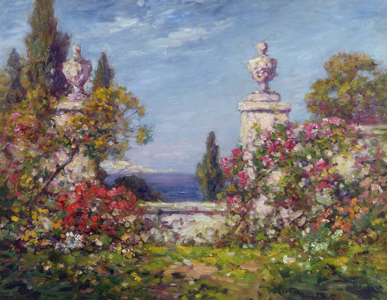 Un jardin méditerranéen - Thomas Edwin Mostyn