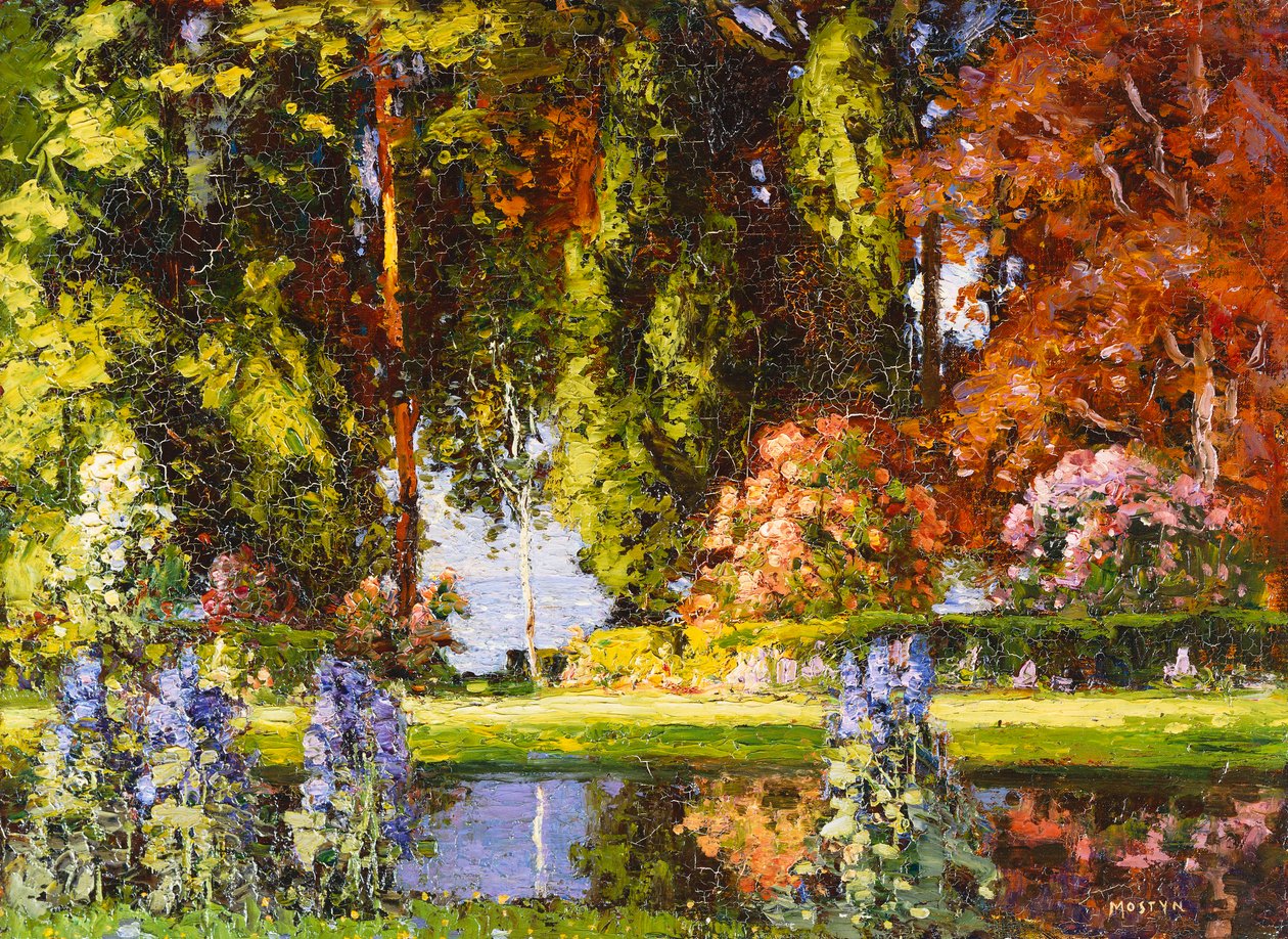 Le Jardin au bord de la mer - Thomas Edwin Mostyn