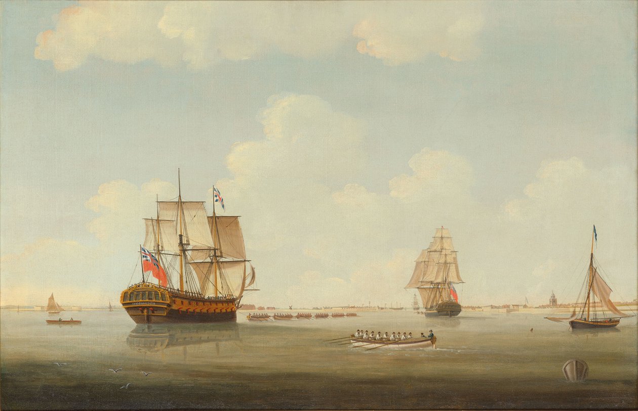 HMS Woolwich sous voiles - Thomas Elliott