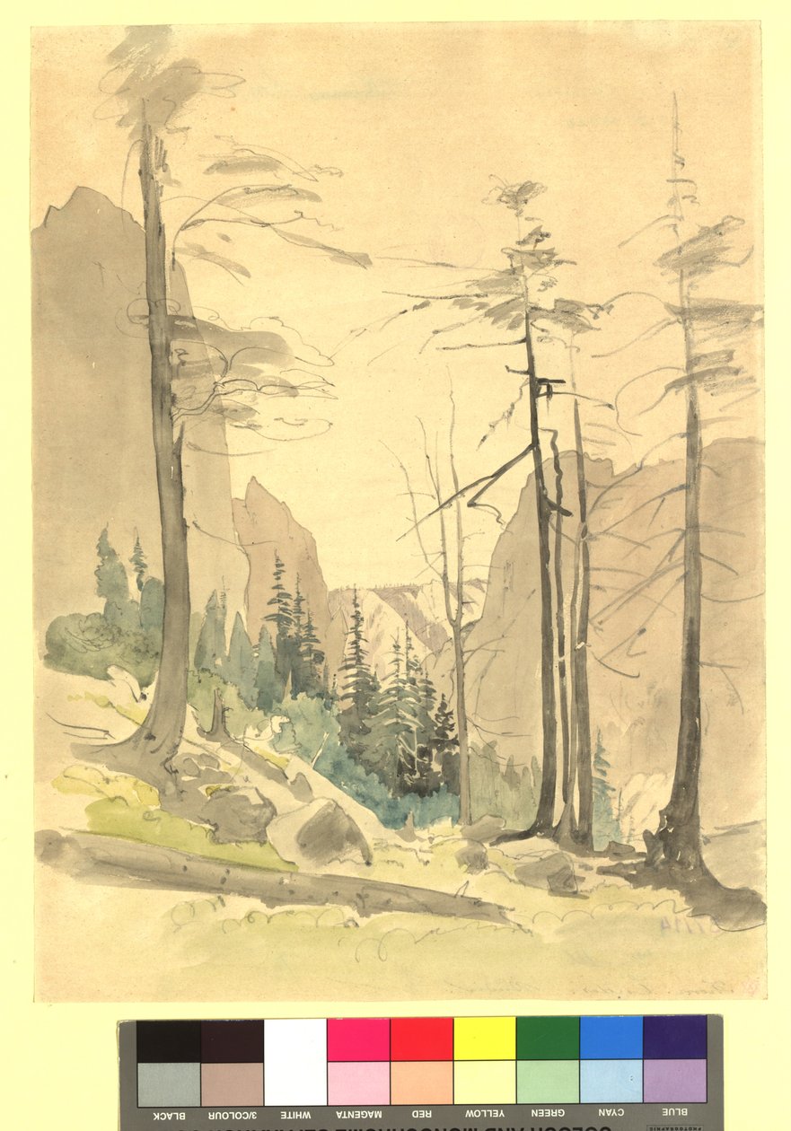 Paysage montagneux - étude - Thomas Ender
