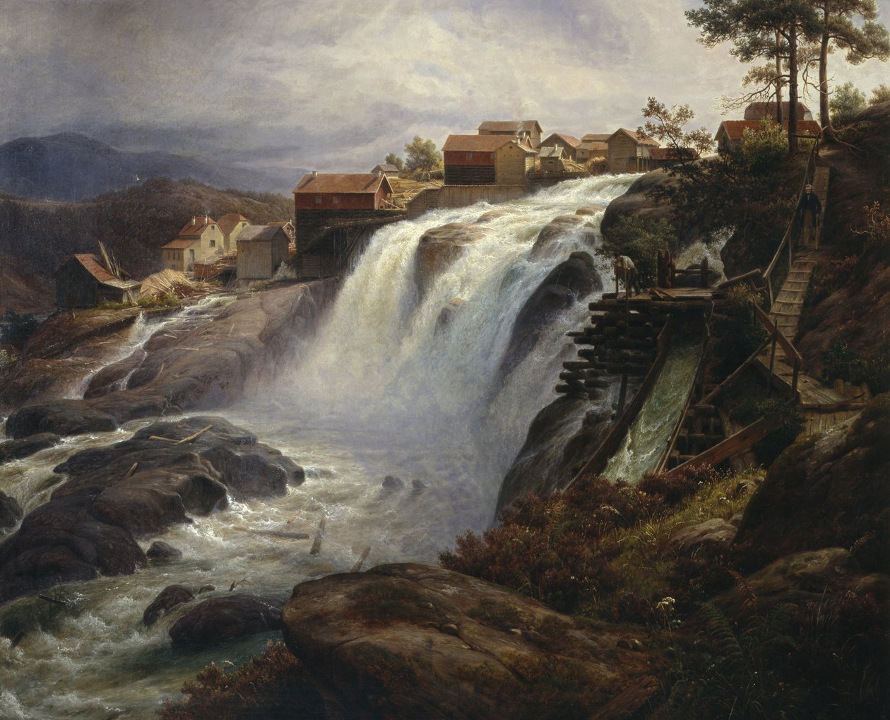 Haugfoss - Thomas Fearnley