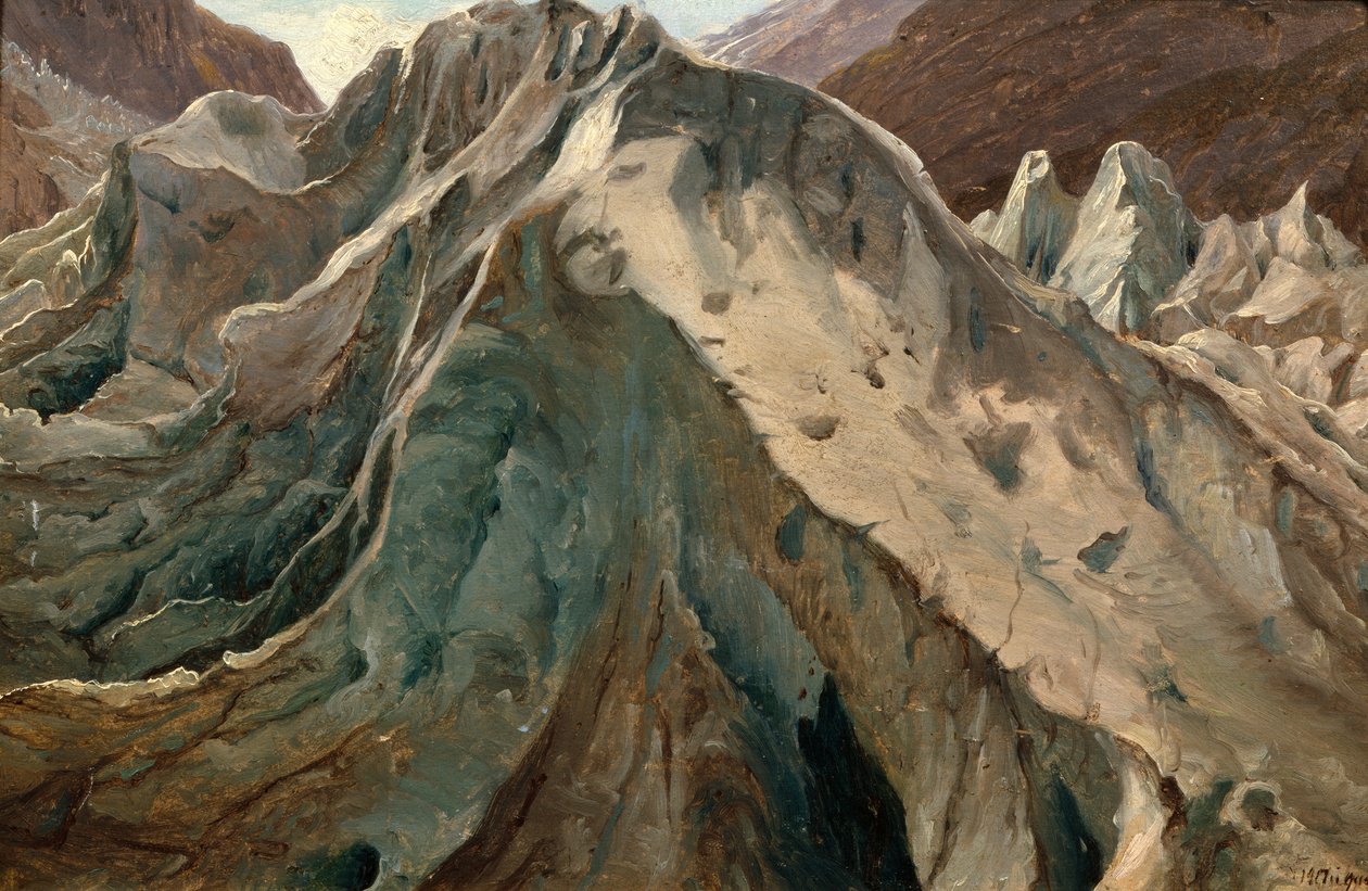 Étude du glacier de Grindewald - Thomas Fearnley