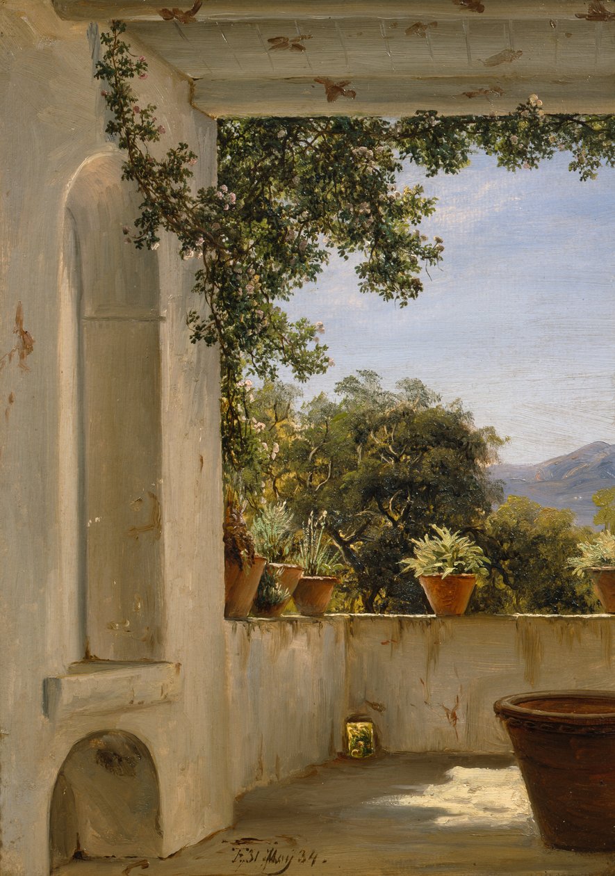 Terrasse à Sorrente - Thomas Fearnley