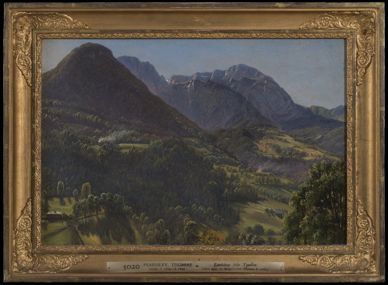 Paysage tyrolien - Thomas Fearnley