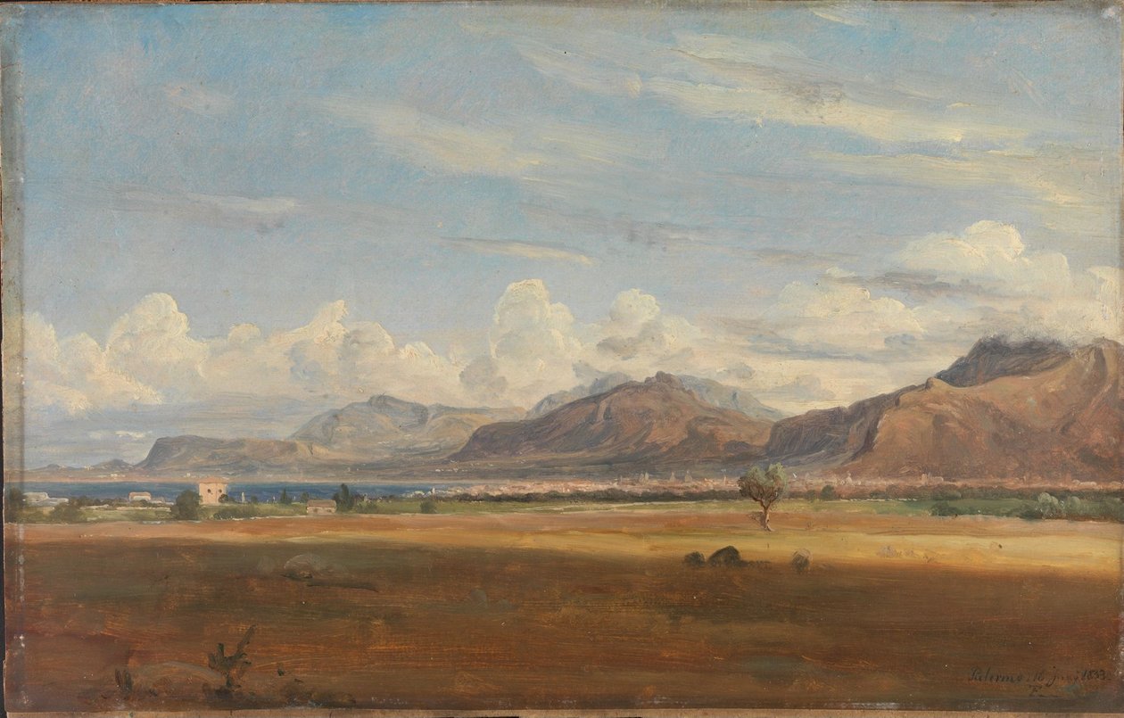 Vue de Palerme - Thomas Fearnley