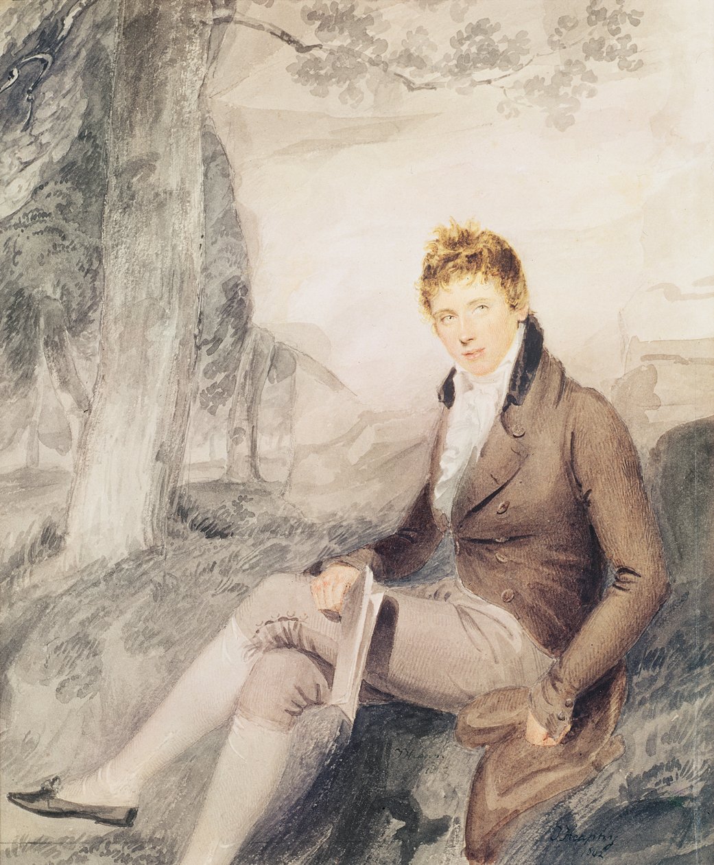 Portrait de Henry John Temple, 3ème vicomte Palmerston, 1802 - Thomas Frank Heaphy