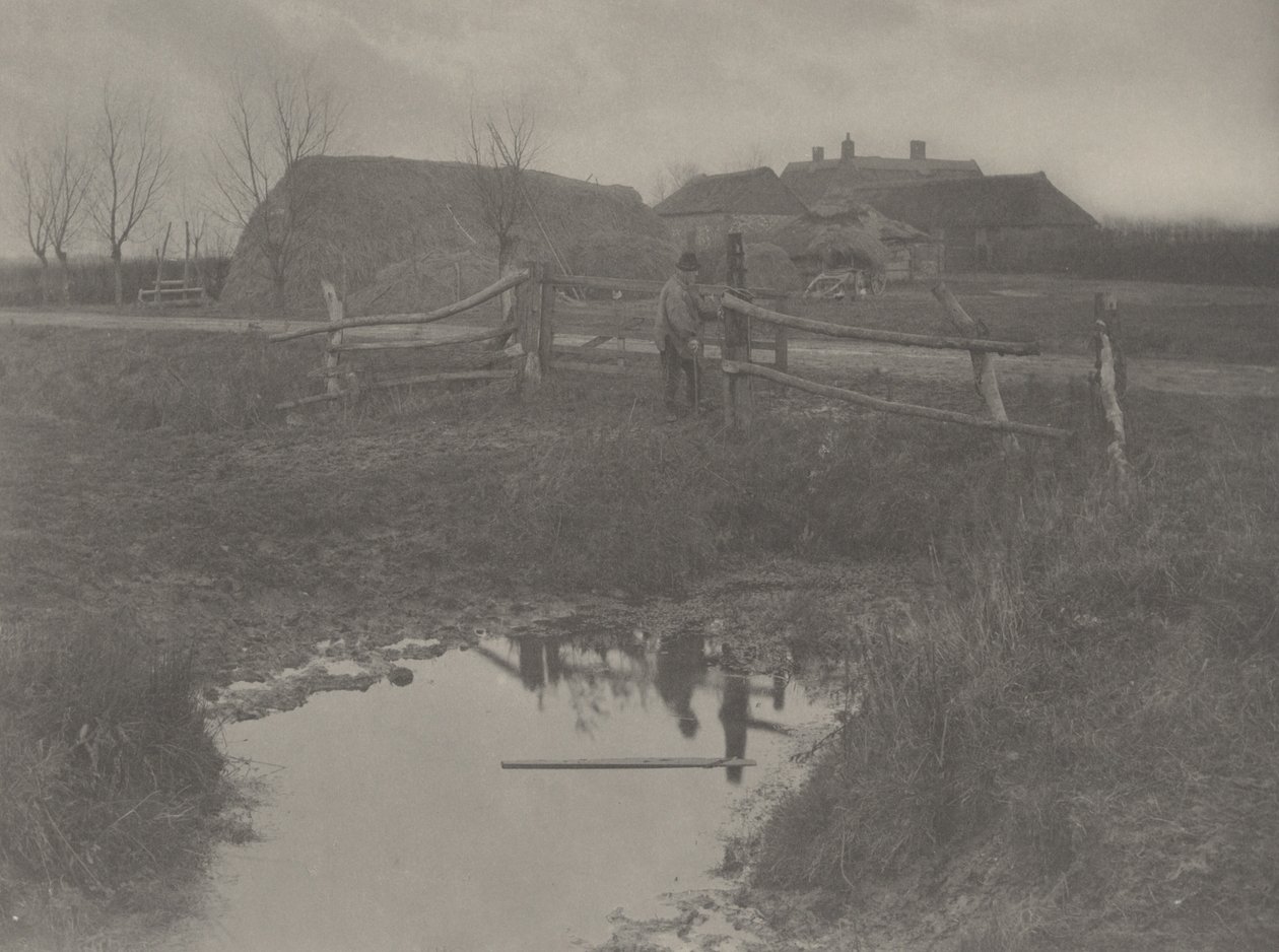 Une ferme marécageuse, 1886 (photo) - Thomas Frederick Goodall