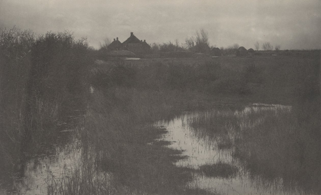 La lisière du marais, 1886 (photo) - Thomas Frederick Goodall
