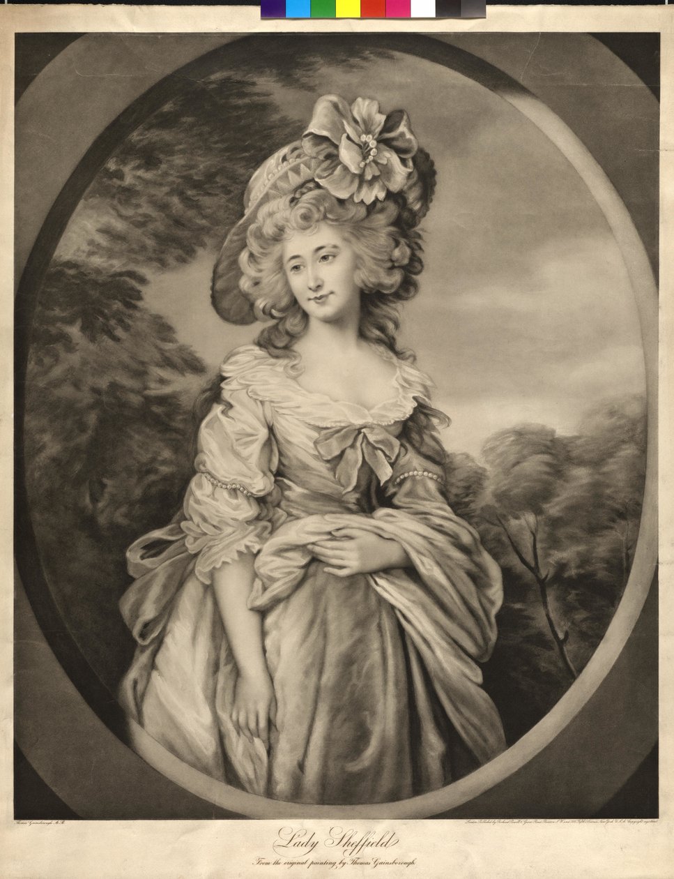 Lady Charlotte Sophia Sheffield - Thomas Gainsborough