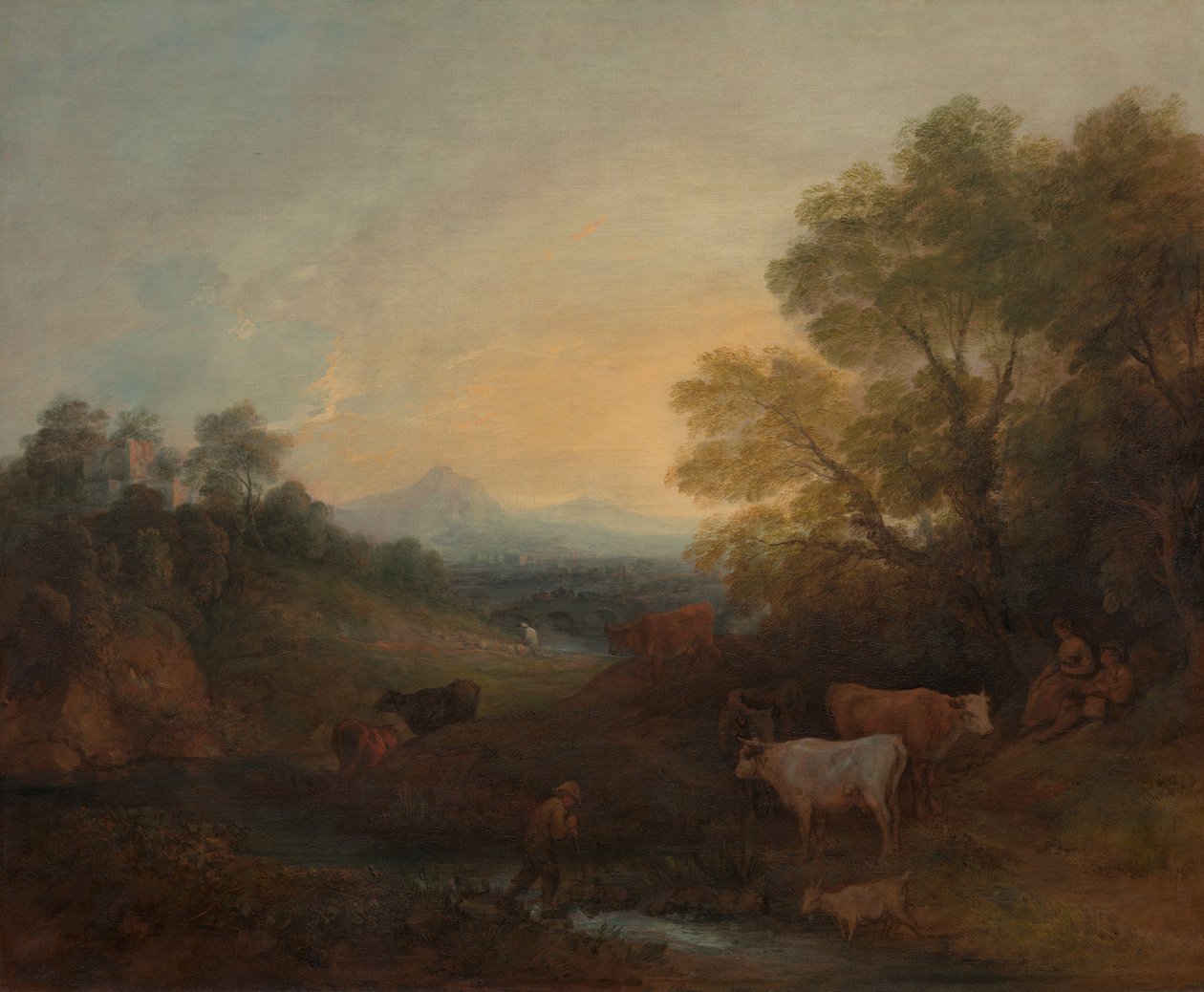 Paysage avec du bétail - Thomas Gainsborough