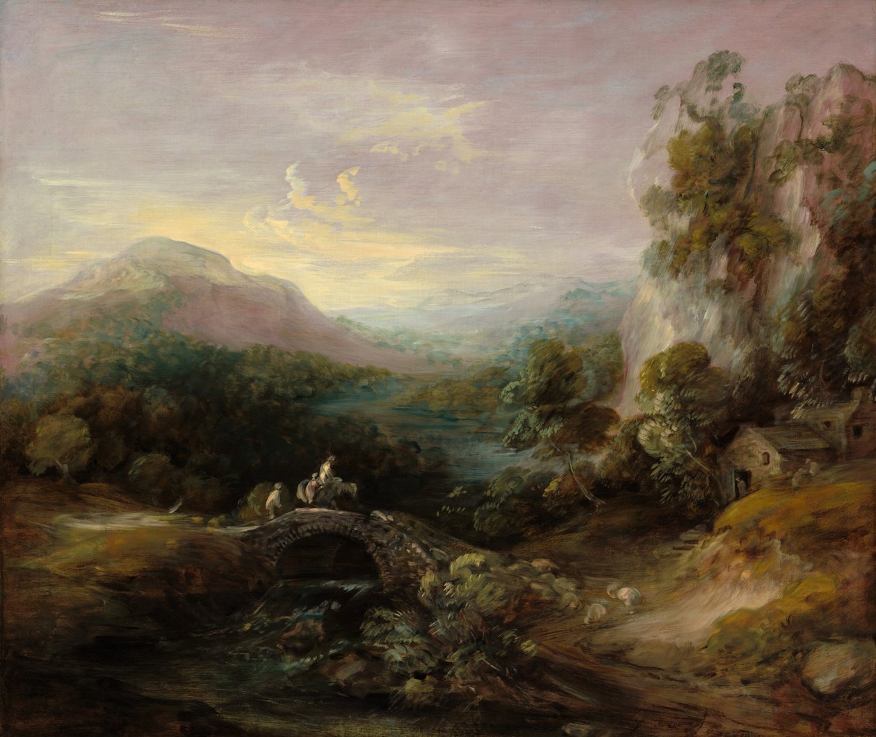 Paysage de montagne avec pont, vers 1783-1784 - Thomas Gainsborough