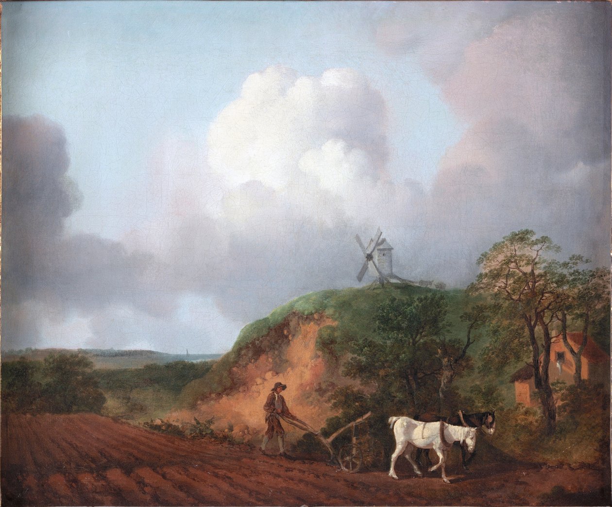 Paysans labourant avec deux chevaux, 1750-1753 - Thomas Gainsborough