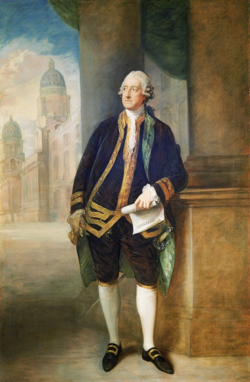 Portrait de John Montagu, 4e comte de Sandwich - Thomas Gainsborough