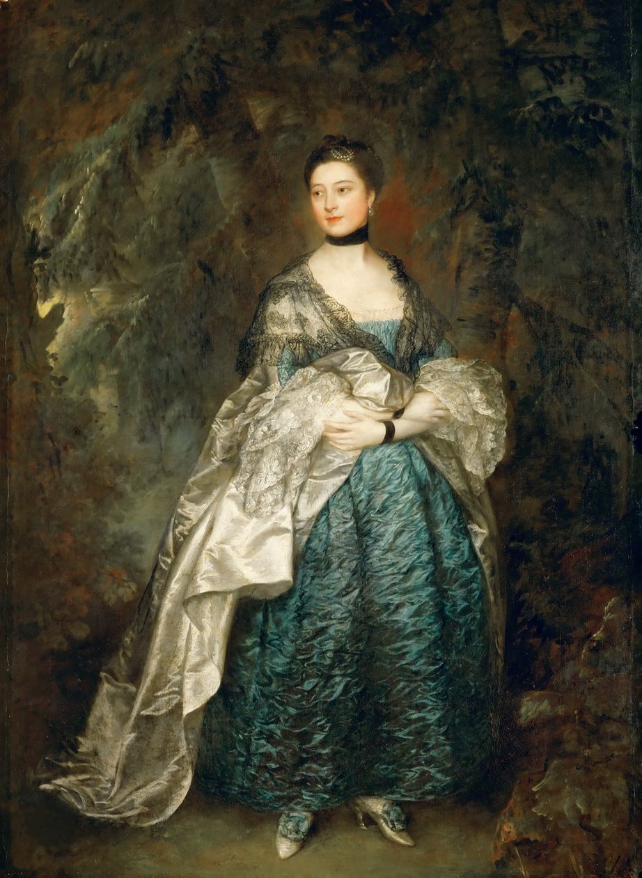 Portrait de Lady Alston, Gertrude Durnford 1731-1807, 1760 - Thomas Gainsborough