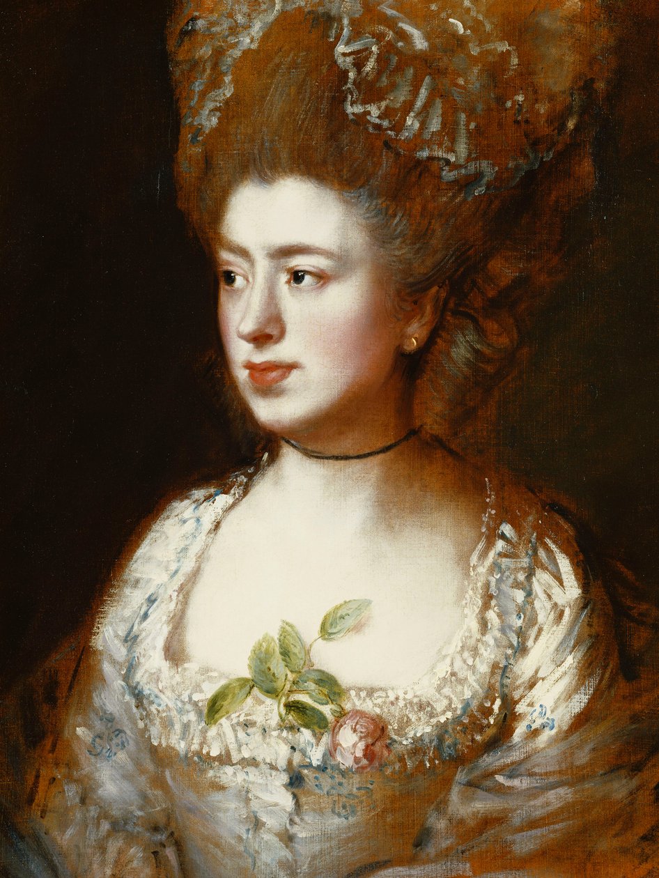 Portrait de Miss Mary Gainsborough, plus tard Mme Fischer, la fille de l