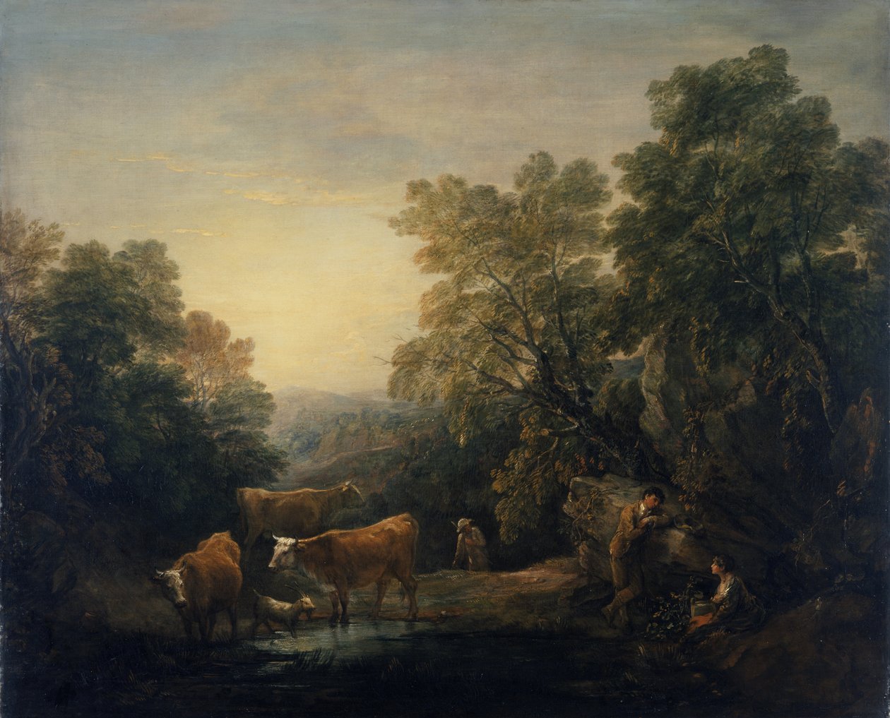Paysage rocheux avec Agar et Ismaël - Thomas Gainsborough