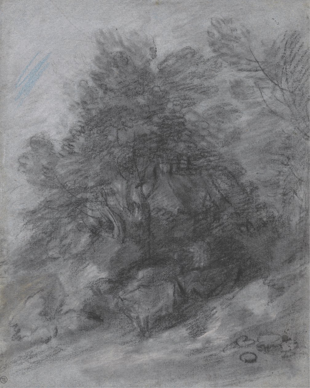Paysage boisé avec berger, vaches et cottage - Thomas Gainsborough