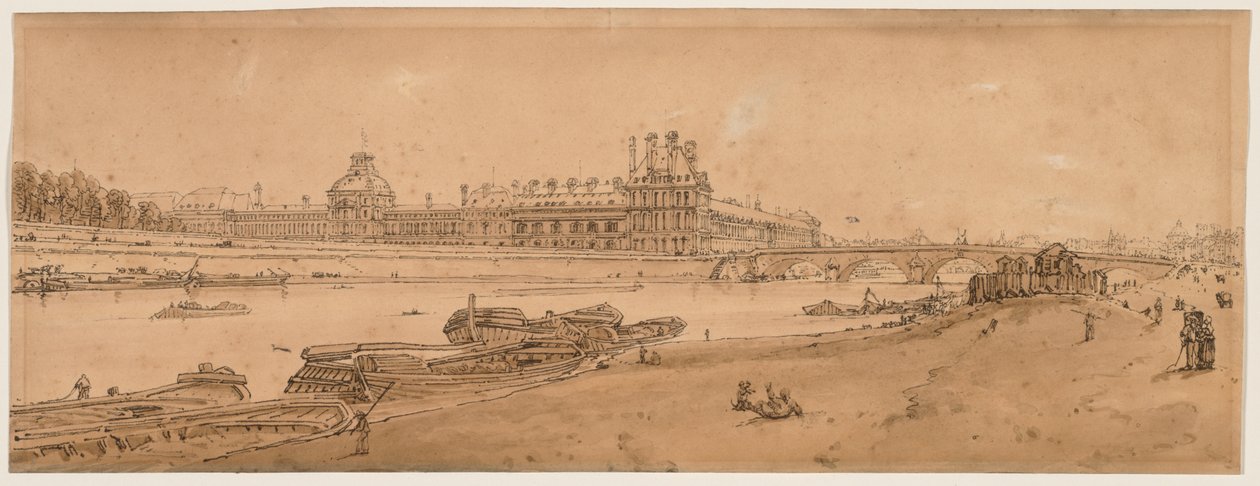 Une sélection de vingt des vues les plus pittoresques de Paris, 1802 - Thomas Girtin