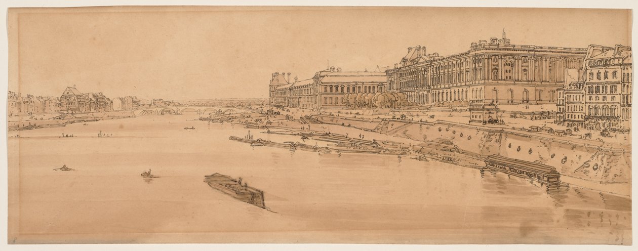 Une sélection de vingt des vues les plus pittoresques de Paris, 1802 - Thomas Girtin