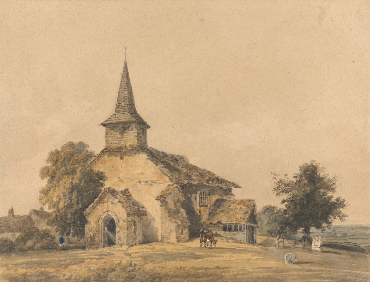 Église de la Chapelle, Surrey - Thomas Girtin
