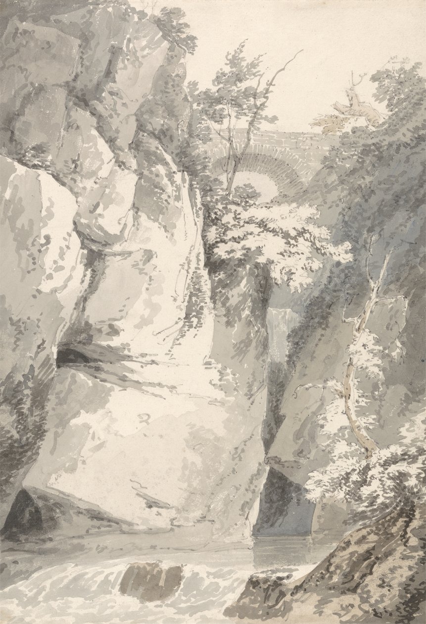 Sur les rives du lac de Côme, c.1796 - Thomas Girtin