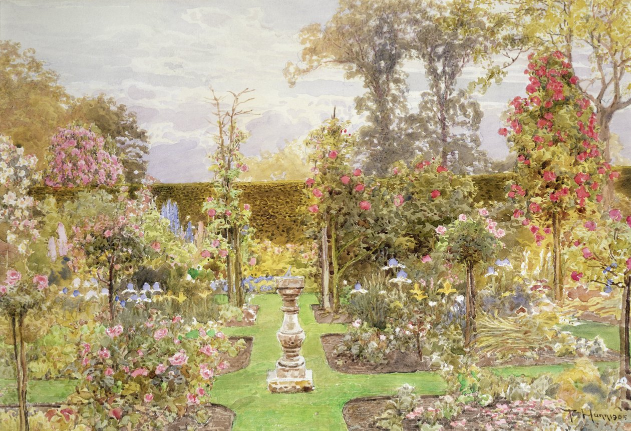 Le cadran solaire dans le jardin de roses - Thomas H. Hunn