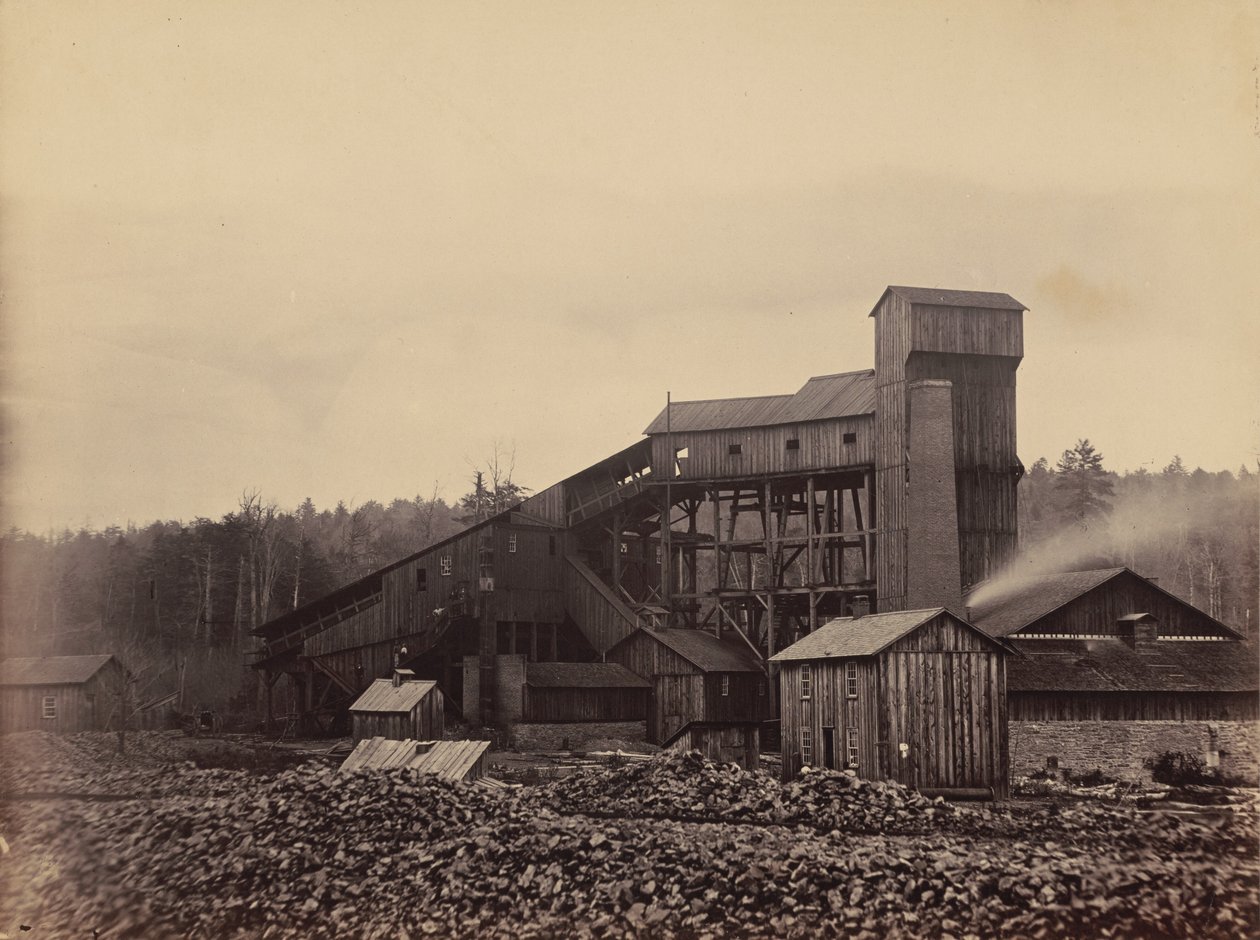 Brise-glace de Gibson, Rushdale, Del  Hudson Canal Co.,v. 1863-1865 (photo) - Thomas H. Johnson