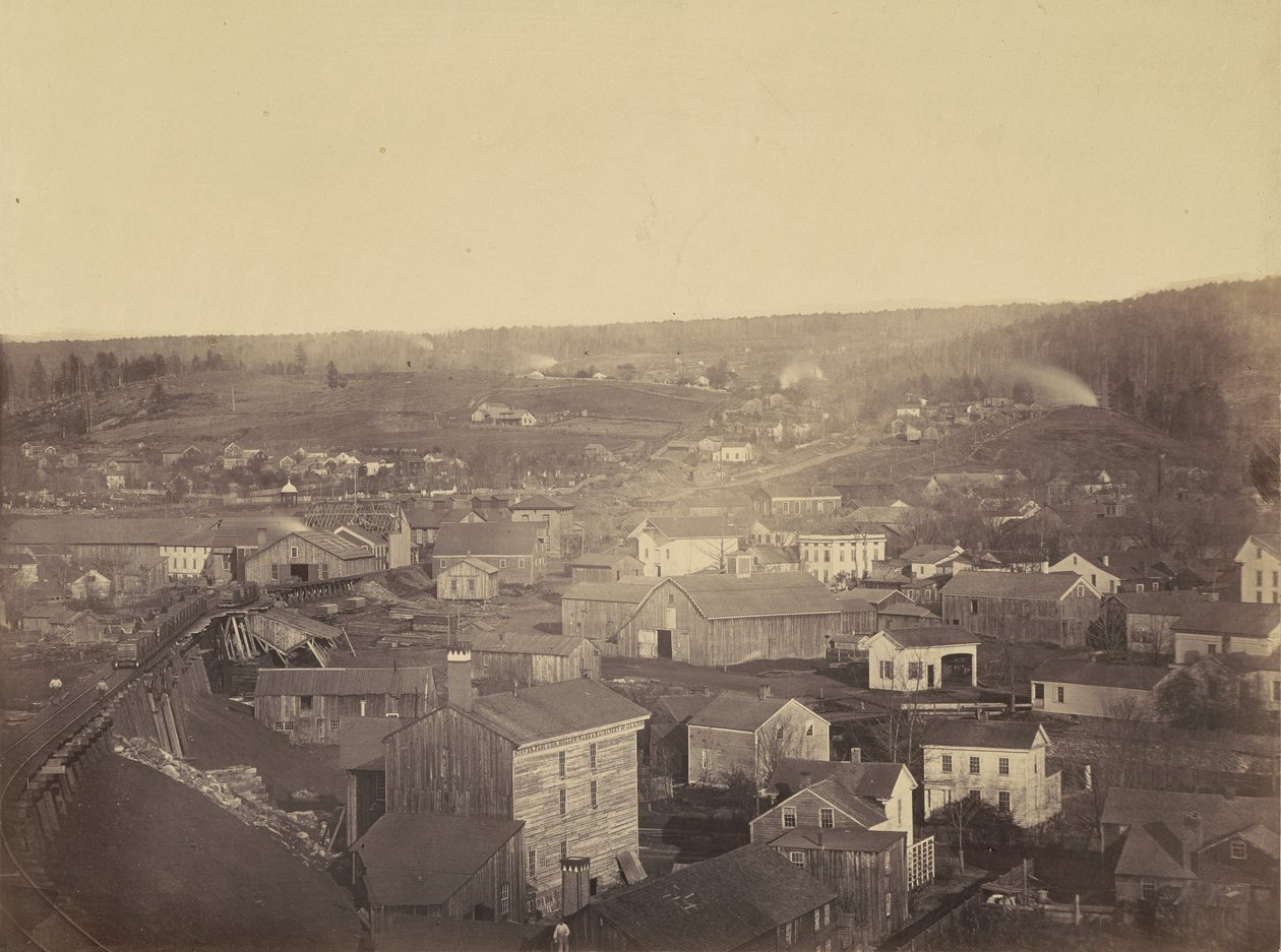 Honesdale, section 3, Del  Hudson Canal Co, c. 1863-1865 (photo) - Thomas H. Johnson