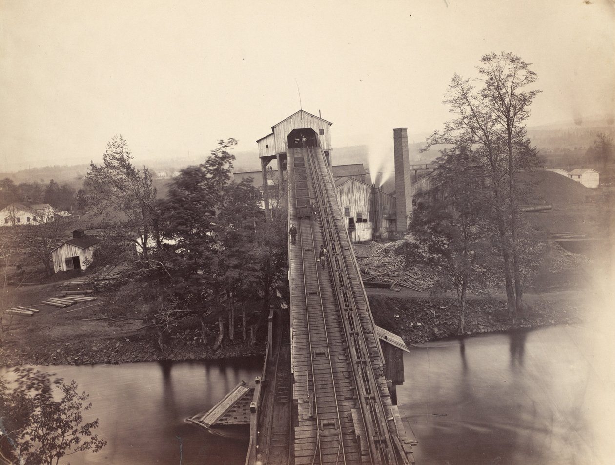Brise-glace Von Storch, Del  Hudson Canal Co, vers 1863-1865 (photo) 1863-1865 (photo) - Thomas H. Johnson