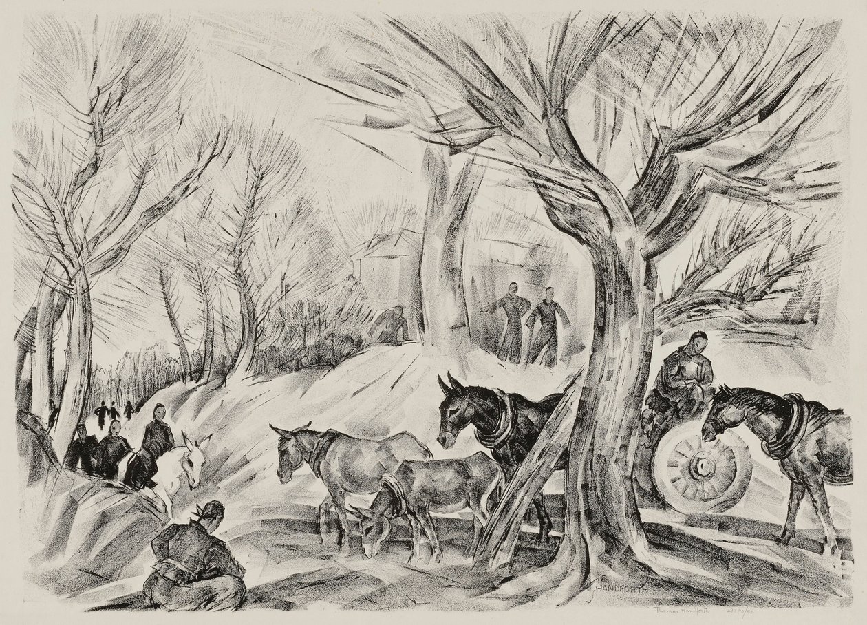 Paysage avec figures - Thomas Handforth