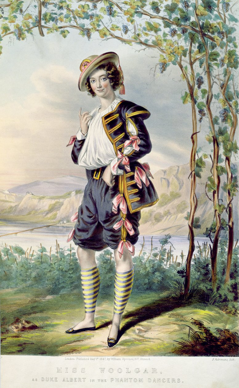 Mlle Woolgar en duc Albert dans 