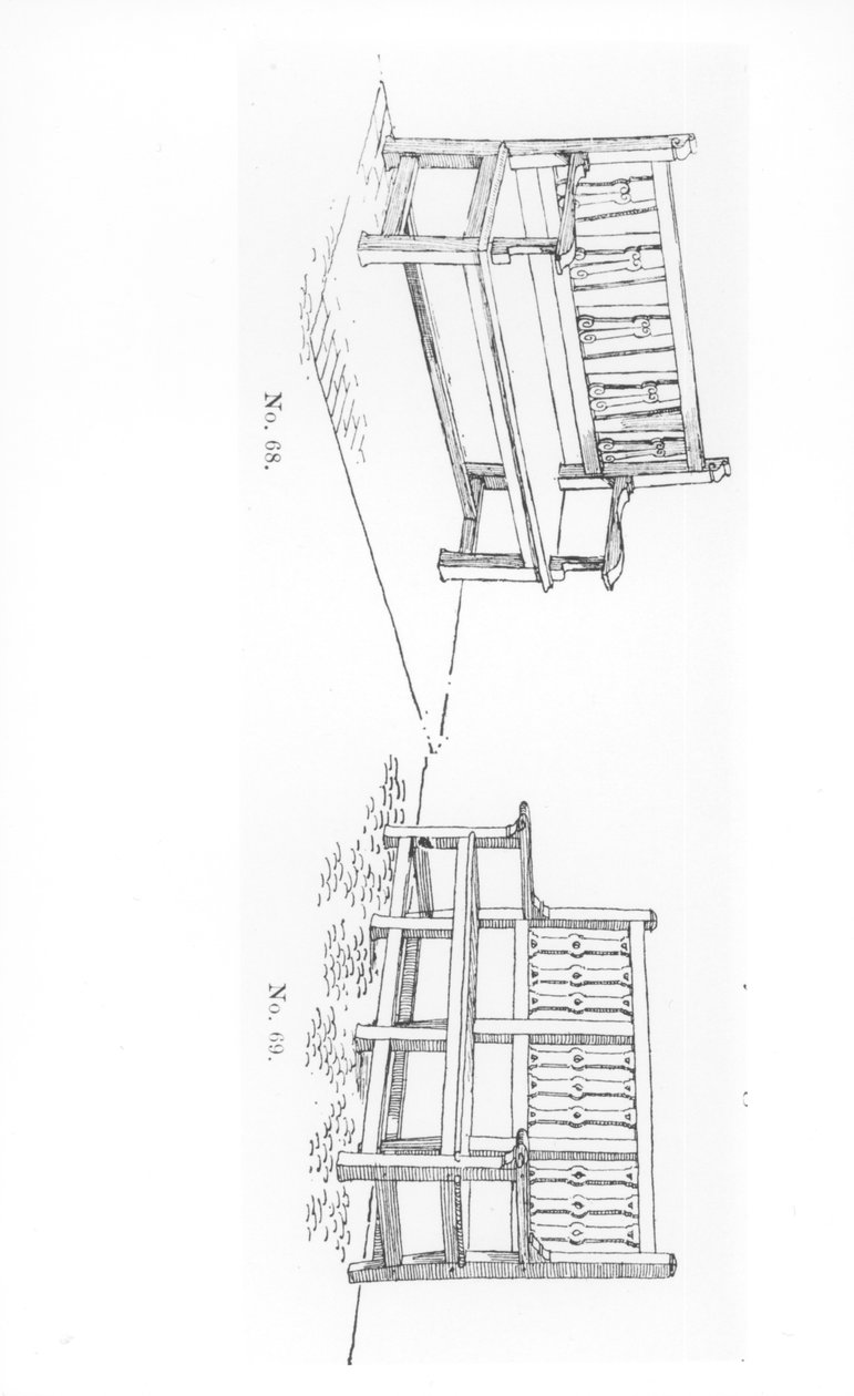 Bancs de jardin, extrait de 