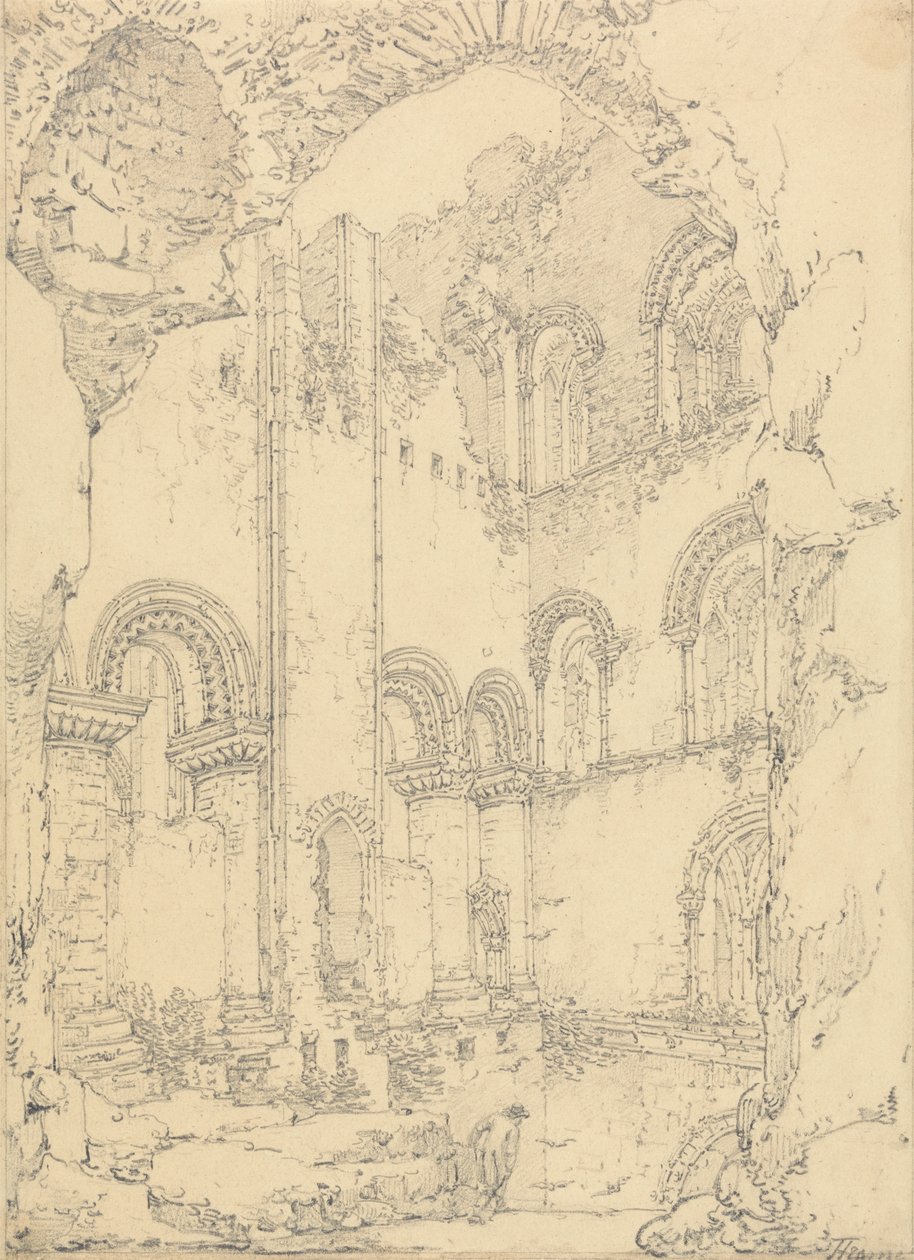 Tour de Gundulf, cathédrale de Rochester, Kent - Thomas Hearne