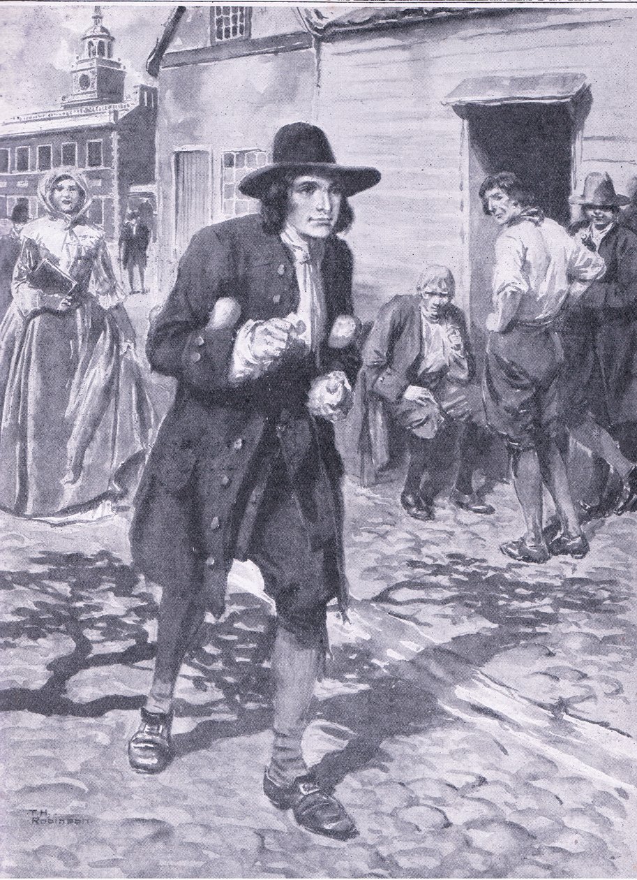 Entering the city of Brotherley love, illustration tirée de "Cassell